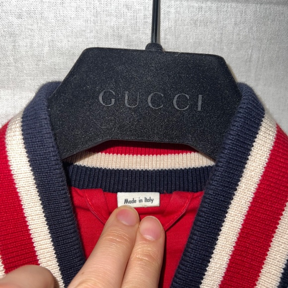 Gucci - Privilegium Perpetuum "Zoltar" - Denim Chambray Bomber Jacket Size 44/S - Picture 5 of 16